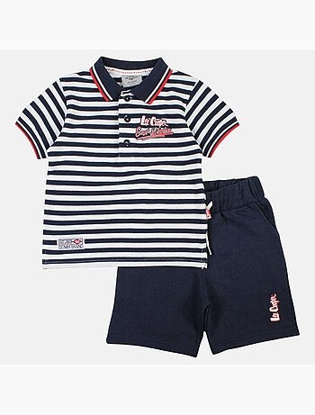Lee Cooper - Completo polo e short neonato bambino