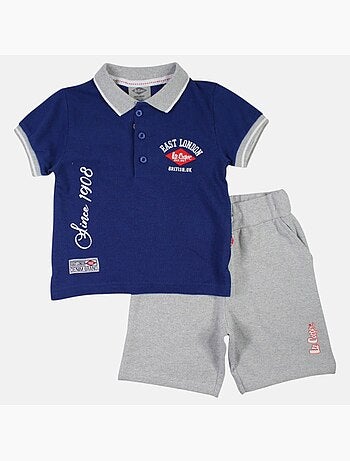 Lee Cooper - Completo polo e short neonato bambino