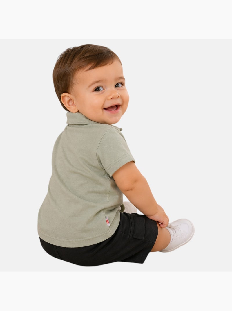 Lee Cooper - Completo polo e short neonato bambino Cachi - Kiabi
