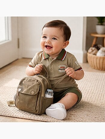 Lee Cooper - Completo polo e short neonato bambino