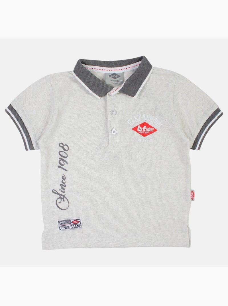 Lee Cooper - Completo polo e short neonato bambino Grigio - Kiabi