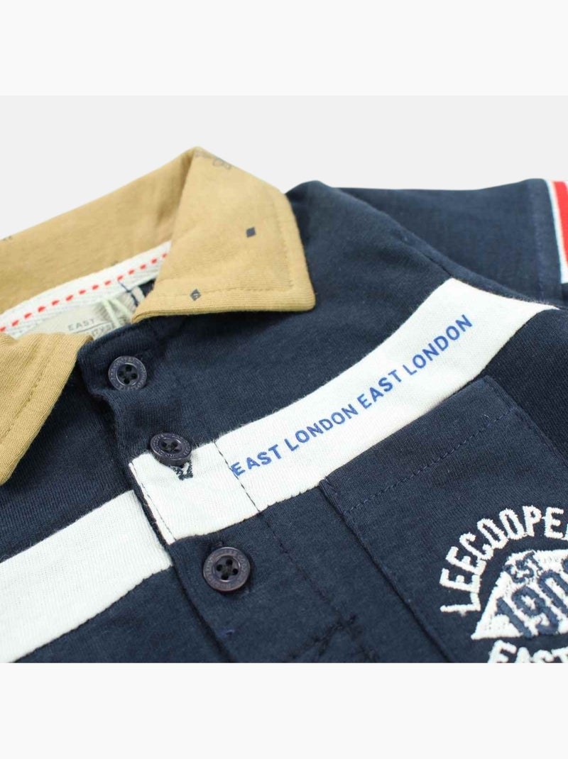 Lee Cooper - Completo polo e short neonato Blu marino - Kiabi