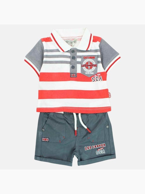 Lee Cooper - Completo polo e short neonato - Kiabi