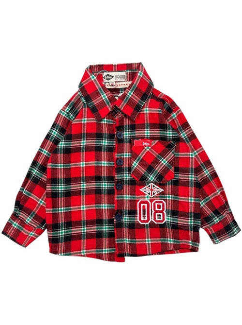 Lee Cooper - Completo t-shirt con camicia e pantalone neonato - Kiabi