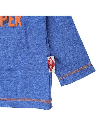 Lee Cooper - Completo t-shirt manica lunga con cappotto e pantalone neonato