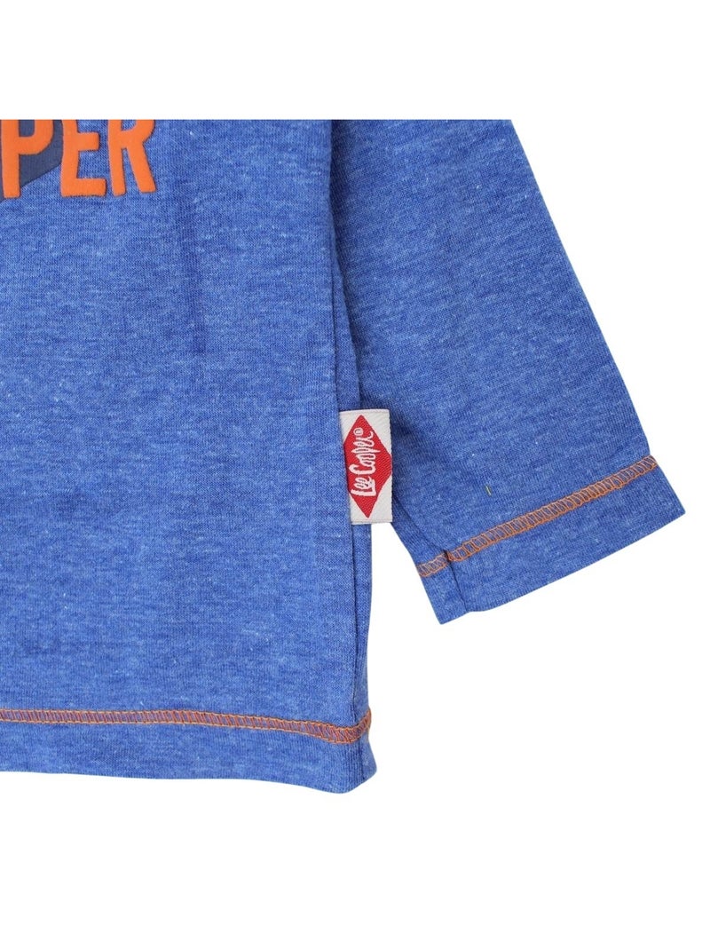Lee Cooper - Completo t-shirt manica lunga con cappotto e pantalone neonato Blu marino - Kiabi