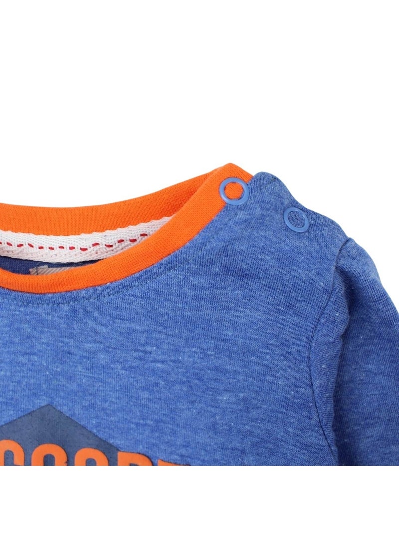 Lee Cooper - Completo t-shirt manica lunga con cappotto e pantalone neonato Blu marino - Kiabi