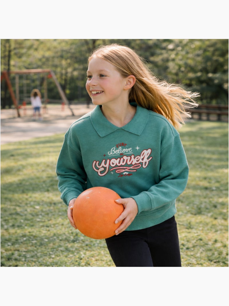 Lee Cooper - Felpa bambina Verde - Kiabi