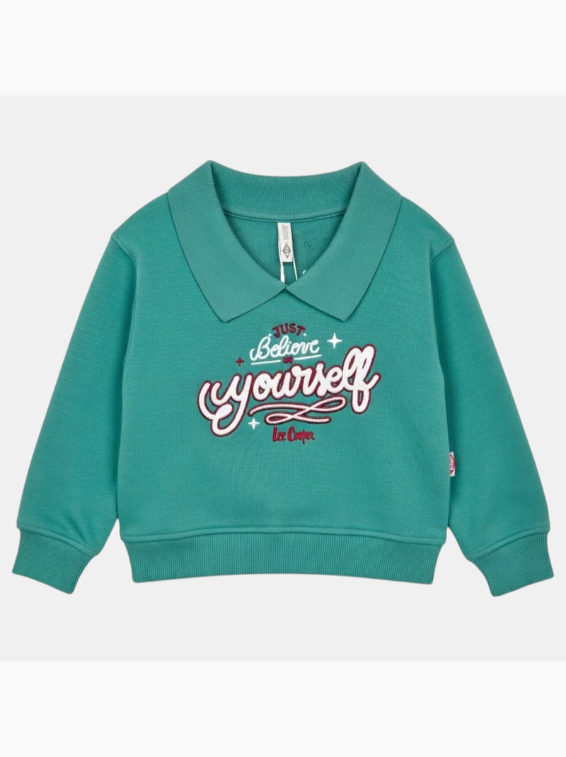 Lee Cooper - Felpa bambina Verde - Kiabi