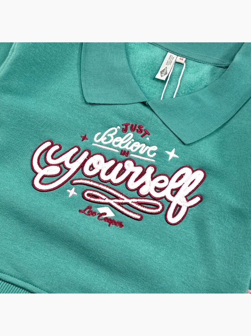 Lee Cooper - Felpa bambina Verde - Kiabi