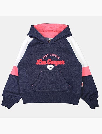 Lee Cooper - Felpa con cappuccio bambina