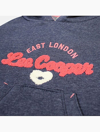Lee Cooper - Felpa con cappuccio bambina