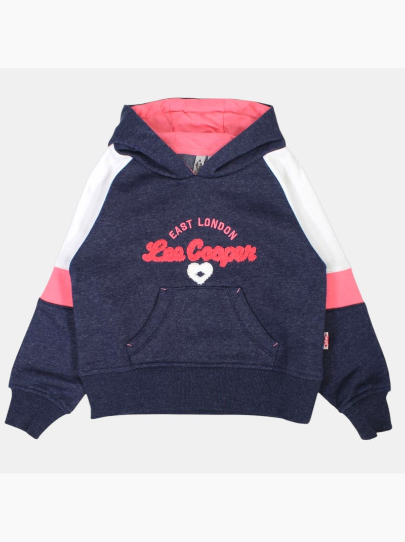 Lee Cooper - Felpa con cappuccio bambina Blu marino - Kiabi