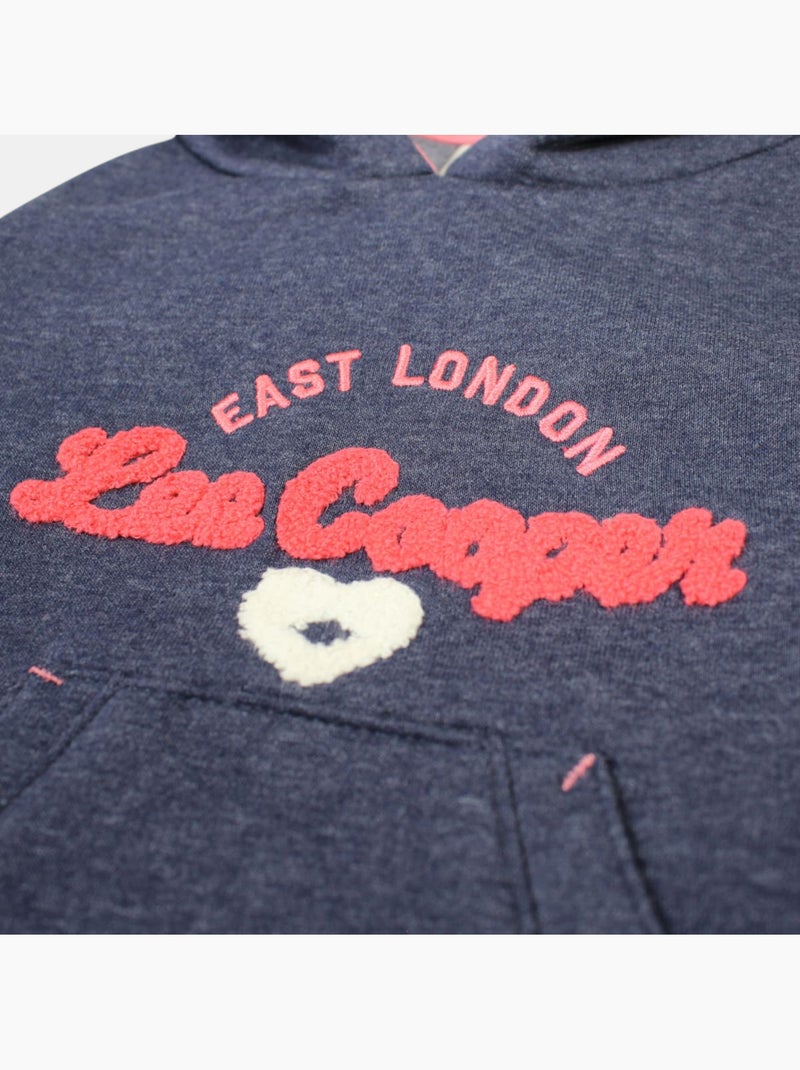 Lee Cooper - Felpa con cappuccio bambina Blu marino - Kiabi