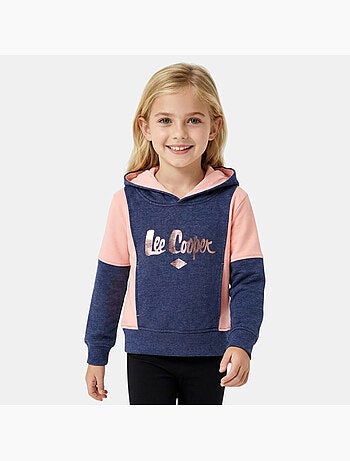 Lee Cooper - Felpa con cappuccio bambina