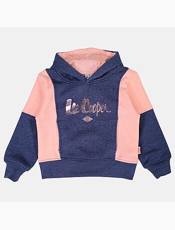 Lee Cooper - Felpa con cappuccio bambina