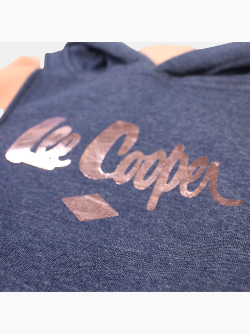 Lee Cooper - Felpa con cappuccio bambina Blu marino - Kiabi