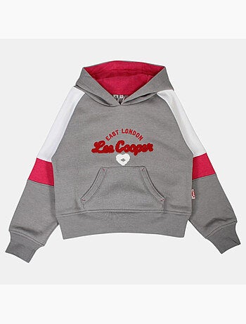 Lee Cooper - Felpa con cappuccio bambina