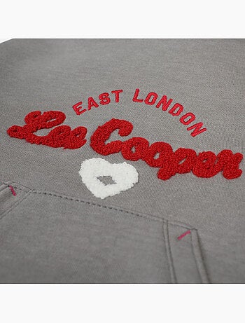 Lee Cooper - Felpa con cappuccio bambina