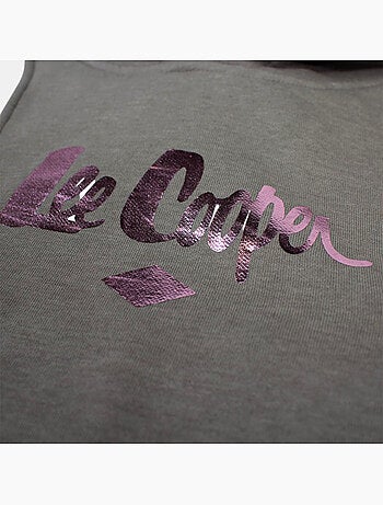 Lee Cooper - Felpa con cappuccio bambina