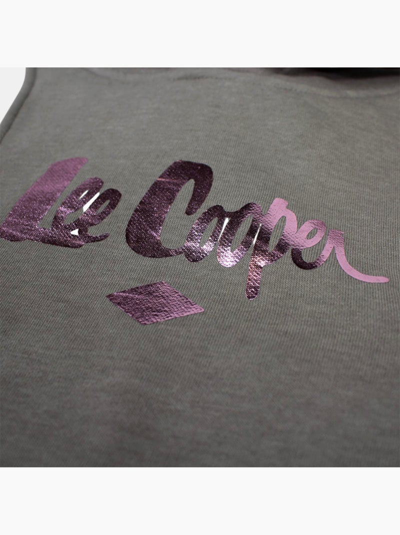 Lee Cooper - Felpa con cappuccio bambina Grigio - Kiabi