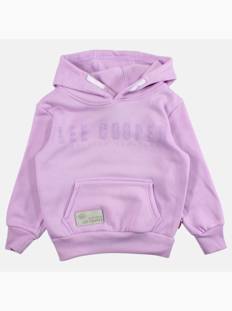 Lee Cooper - Felpa con cappuccio bambina Malva - Kiabi