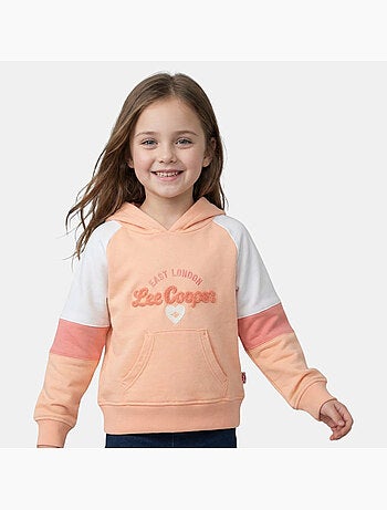 Lee Cooper - Felpa con cappuccio bambina