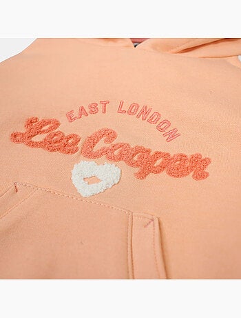 Lee Cooper - Felpa con cappuccio bambina