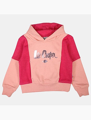 Lee Cooper - Felpa con cappuccio bambina
