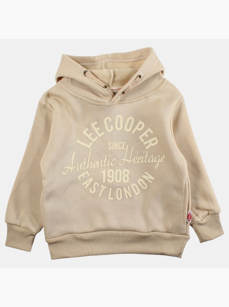 Lee Cooper - Felpa con cappuccio bambino Beige - Kiabi