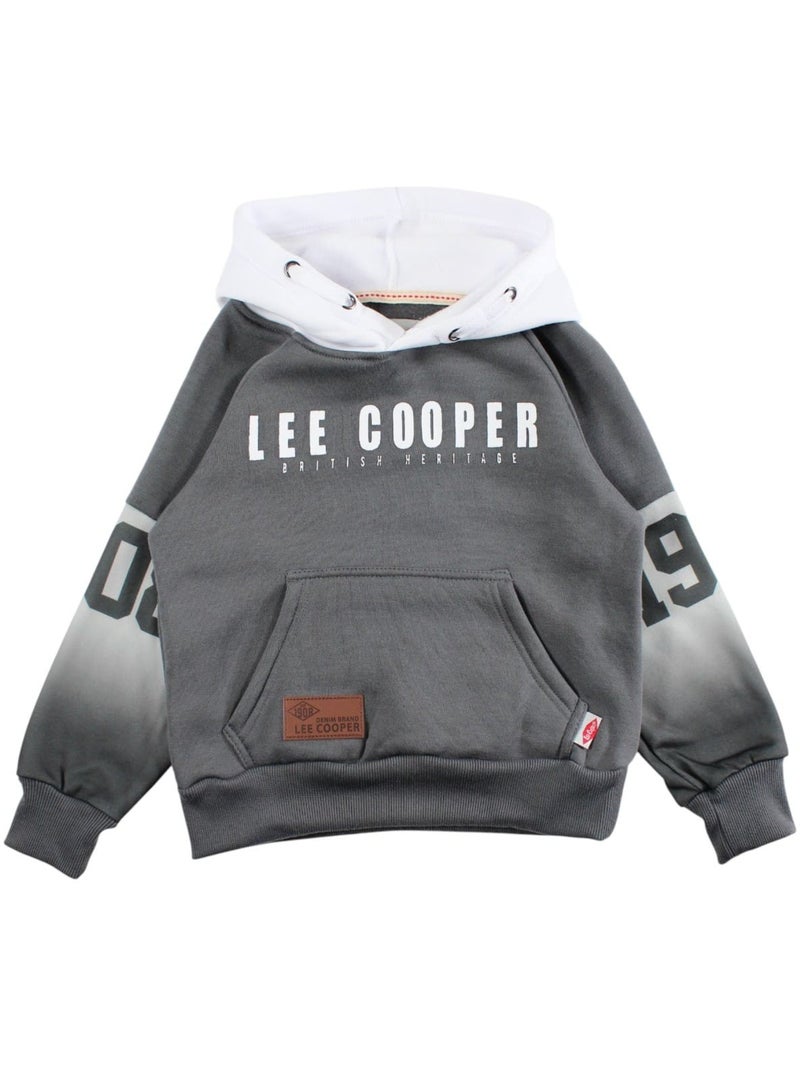 Lee Cooper - Felpa con cappuccio bambino Grigio antracite - Kiabi