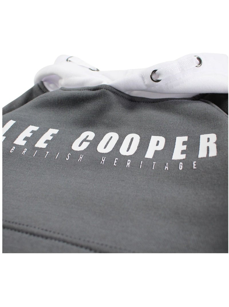 Lee Cooper - Felpa con cappuccio bambino Grigio antracite - Kiabi