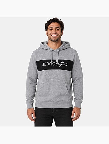 Lee cooper - felpa con cappuccio da uomo