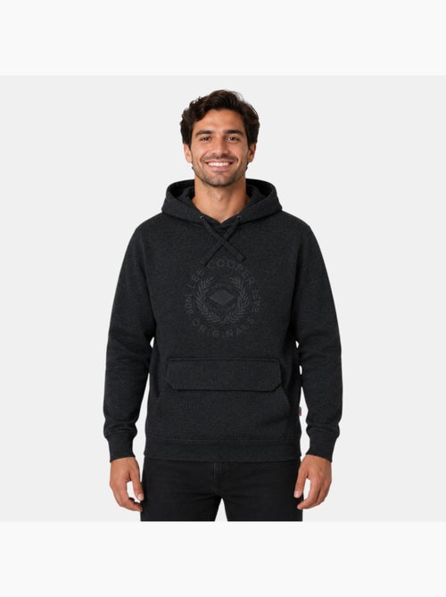Lee cooper - felpa con cappuccio e cordino, tasca a marsupio - Kiabi