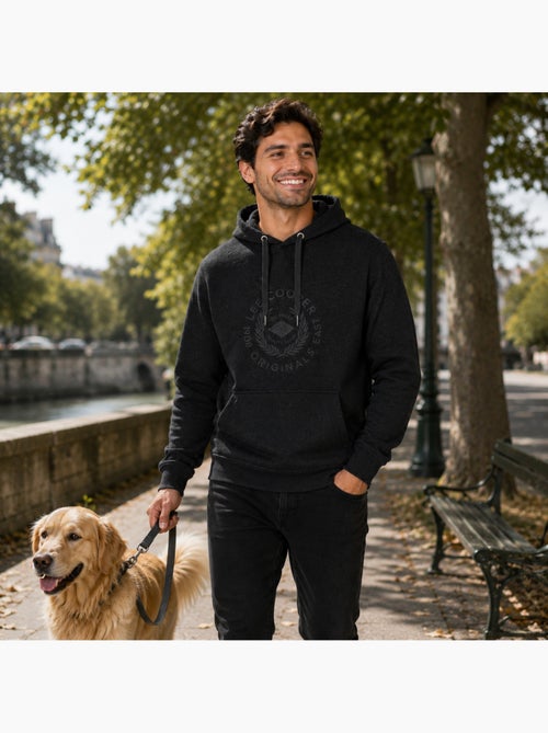 Lee cooper - felpa con cappuccio e cordino, tasca a marsupio - Kiabi