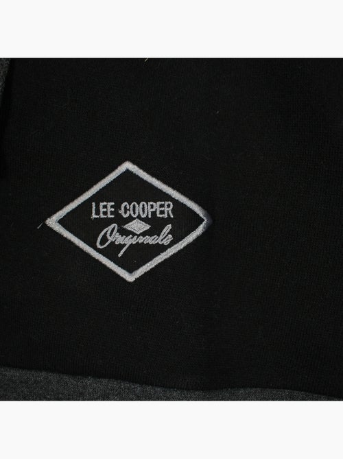 Lee cooper - felpa con cappuccio e inserti, tasca a marsupio - Kiabi