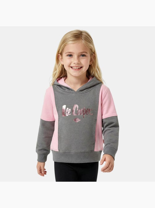 Lee cooper - felpa con cappuccio stampata, dal taglio ampio - Kiabi