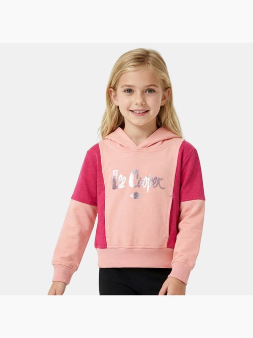 Lee cooper - felpa con cappuccio stampata, dal taglio ampio - Kiabi