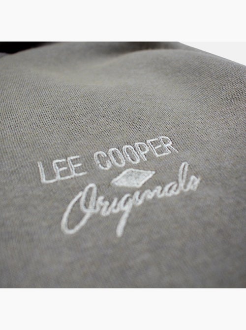Lee cooper - felpa con cappuccio stampata, tasca a marsupio - Kiabi