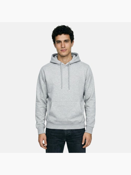 Lee cooper - felpa con cappuccio stampata, tasca a marsupio - Kiabi