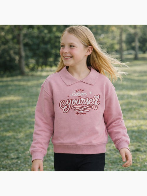 Lee cooper - felpa con collo rotondo stampata, dettagli ricamati - Kiabi Lee cooper - felpa con collo rotondo stampata, dettagli ricamati - Kiabi