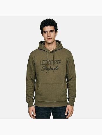 Lee Cooper - Felpa uomo con cappuccio