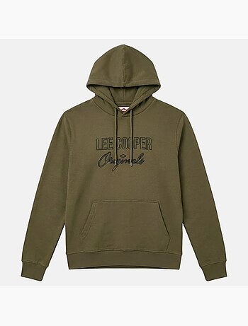 Lee Cooper - Felpa uomo con cappuccio
