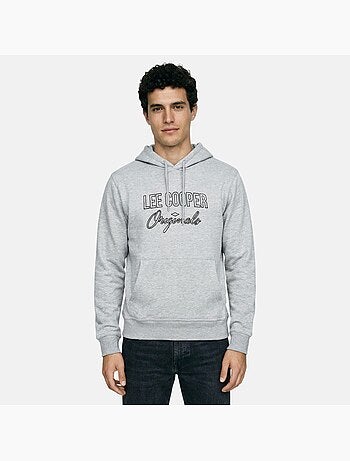 Lee Cooper - Felpa uomo con cappuccio