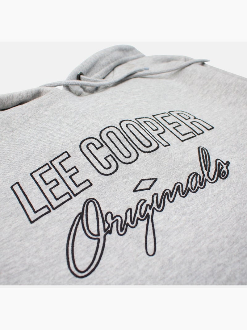 Lee Cooper - Felpa uomo con cappuccio Grigio - Kiabi