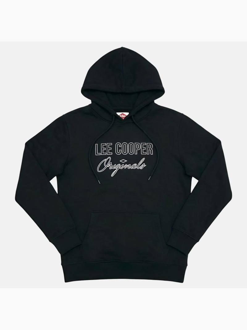 Lee Cooper - Felpa uomo con cappuccio Nero - Kiabi