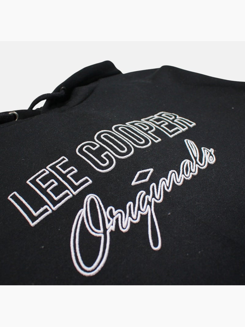 Lee Cooper - Felpa uomo con cappuccio Nero - Kiabi