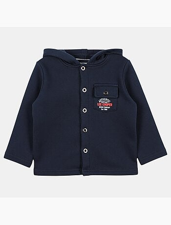 Lee Cooper - Giacca con cappuccio abbottonata da ragazzo