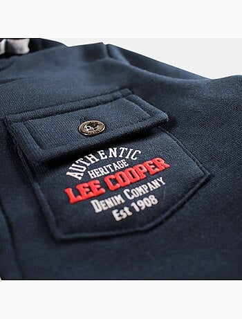 Lee Cooper - Giacca con cappuccio abbottonata da ragazzo