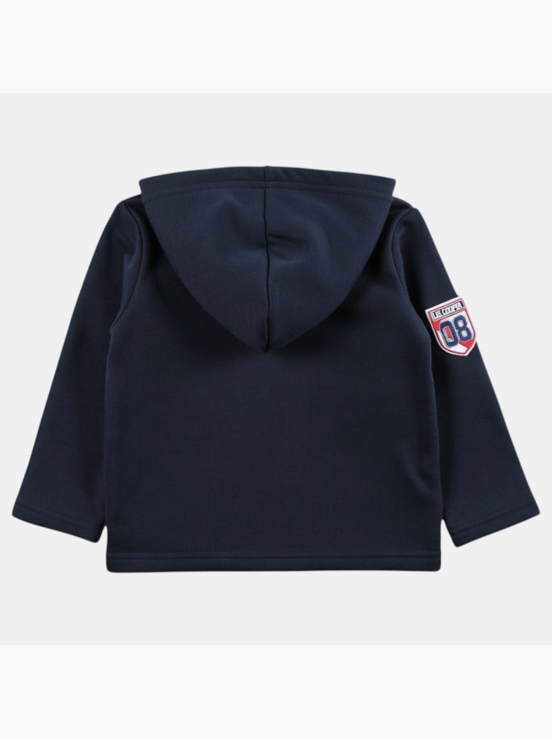 Lee Cooper - Giacca con cappuccio abbottonata da ragazzo Blu marino - Kiabi